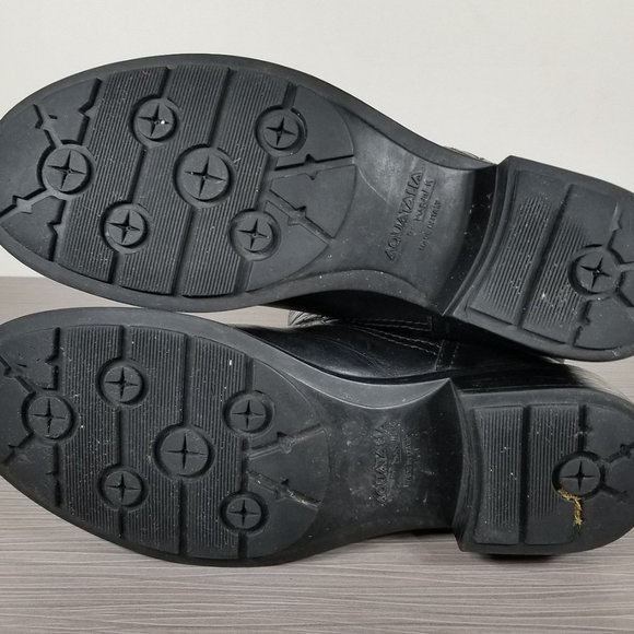 Aquatalia Sweetness Short Quilted Moto Boot, Black Leather, Womens Size 8 - Picture 10 of 14